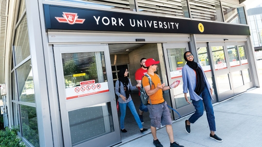 York University subway stop